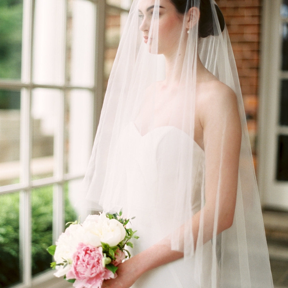 NWT Pronovias Bridal Veil - Chapel-Length With Blusher